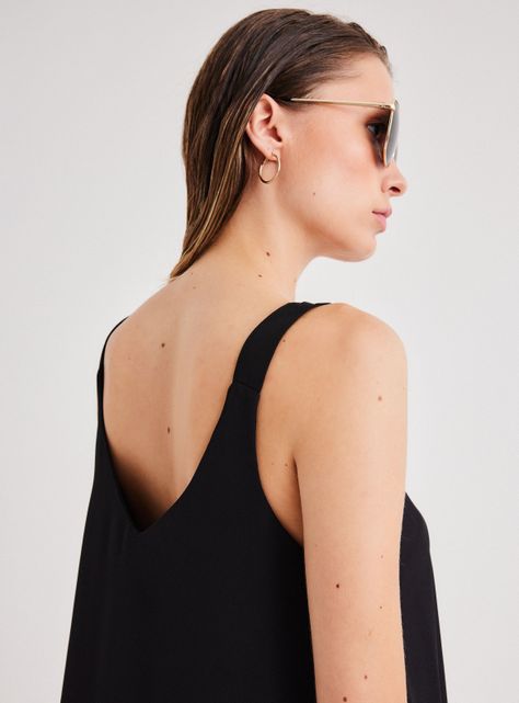 Blusa Básica Tirante Ancho en Contraste-3