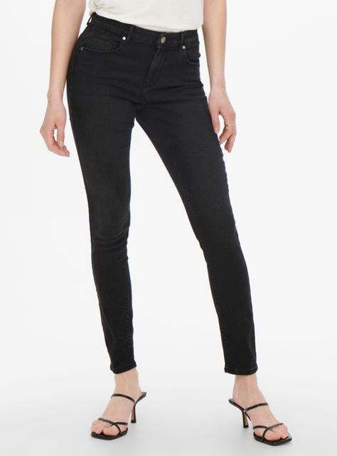 Jeans Skinny Moda Negro-0