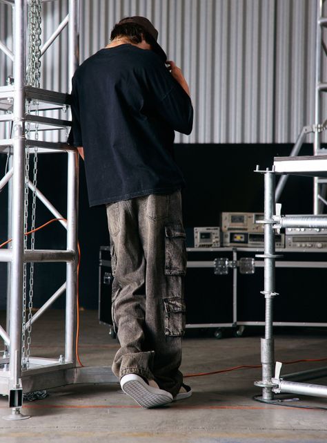 Jeans Cargo Loose Fit-5