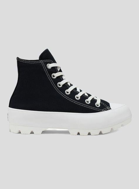 Zapatilla Converse Urbana Negra Lugged Mujer-0