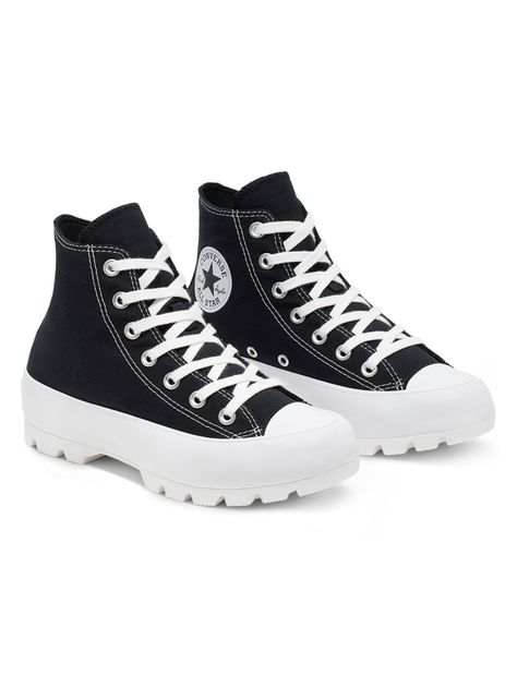 Zapatilla Converse Urbana Negra Lugged Mujer-1