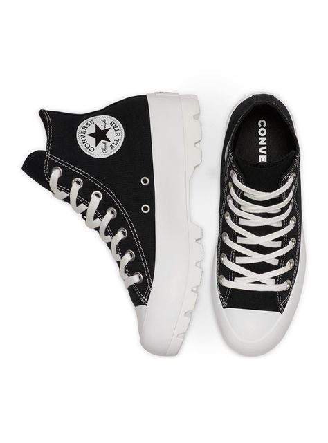 Zapatilla Converse Urbana Negra Lugged Mujer-2