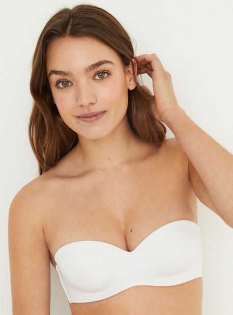 Sostén Elegant sin Tirantes Microfibra Liso-0