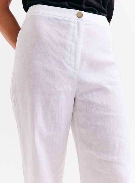 Pantalón Palazzo de Lino-2