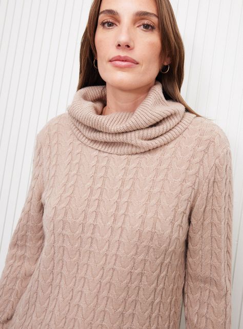 Sweater con Trenzas en Delantero Cuello Tortuga-2