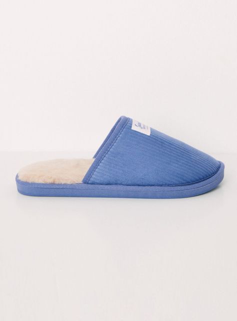 Pantuflas Destalonadas Pan Azul-0