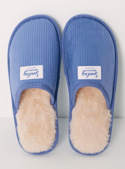 Pantuflas Destalonadas Pan Azul-3