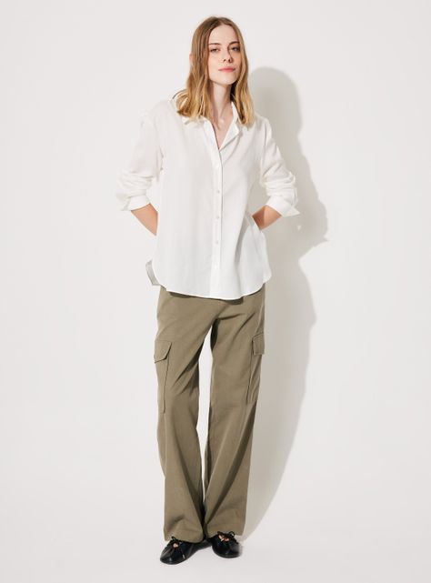 Blusa Camisera Fluida-4