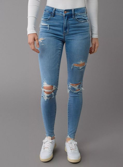 Jeans Ae Next Level Jegging Roturas-0