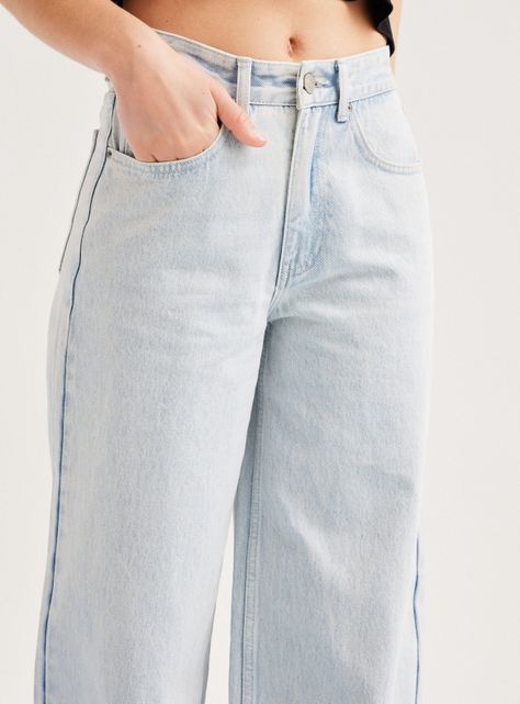 Jeans Fit Puddle Anchos y Tiro Bajo-2