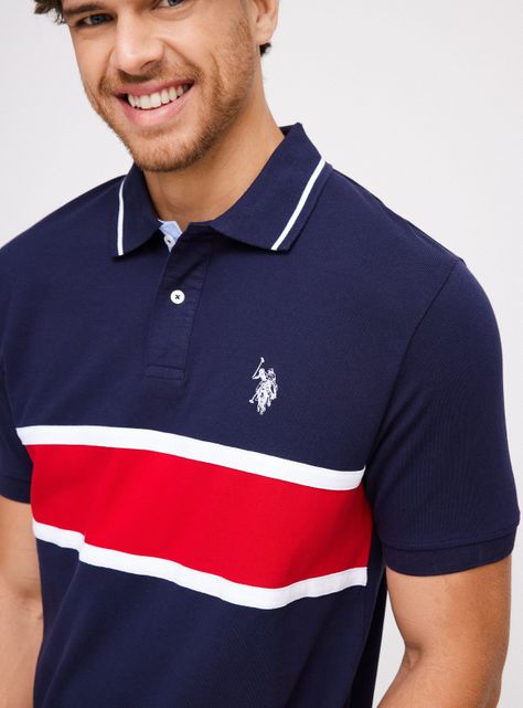 Polera Piqué Línea Horizontal-2