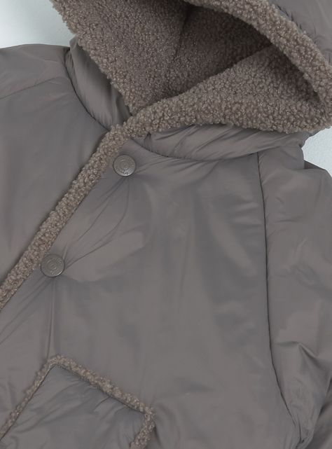 Parka Diseño con Cierre y Gorro-4