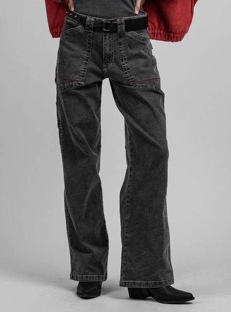 Jeans Ame Tiro Medio-0