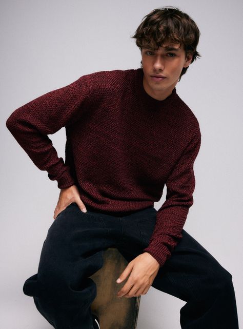 Sweater Rayas Cuello Redondo-0