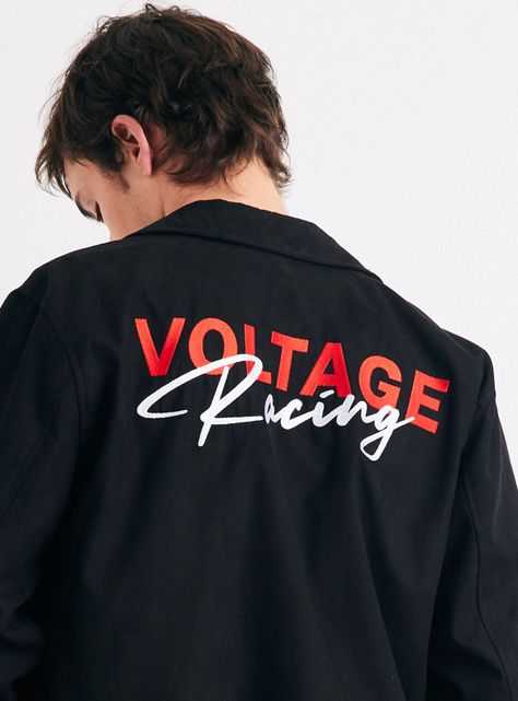 Chaqueta Bomber Suede Bordado-3