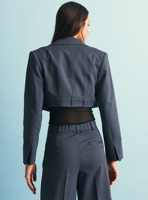 Blazer Crop  Tipo Sastreto-1