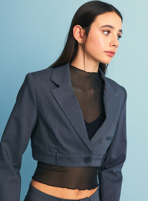 Blazer Crop  Tipo Sastreto-2