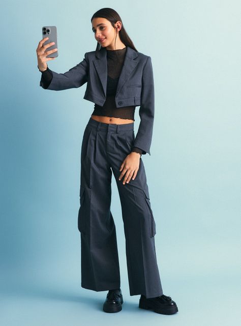 Blazer Crop  Tipo Sastreto-4