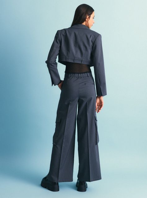 Blazer Crop  Tipo Sastreto-5