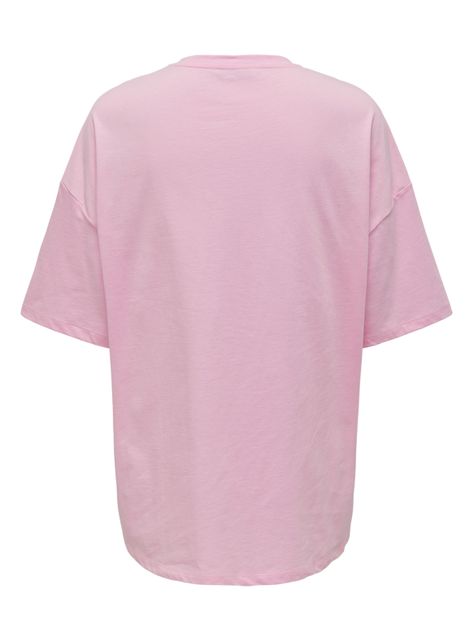 Polera Fit Oversize Cuello Redondo Print Love-1