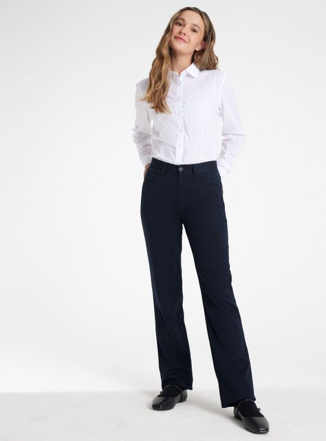 Pantalón Spandex Azul Marino Niña Talla 38 A 48-3