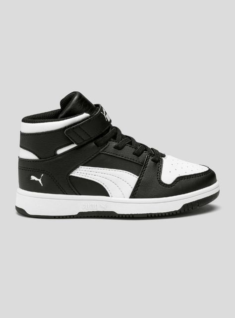 Zapatilla Puma Urbana Rebound High Negro Niño-0