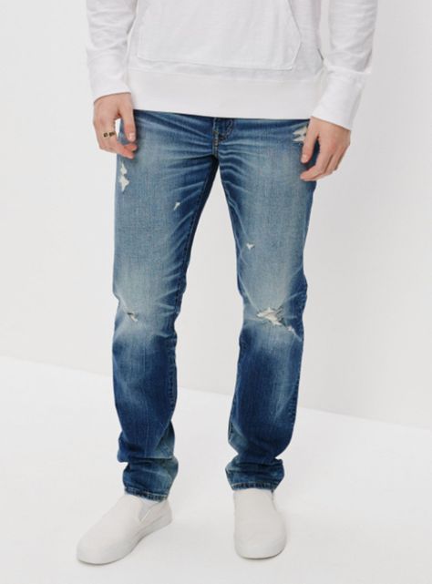 Jeans Real Good con Detalles Gastados-0