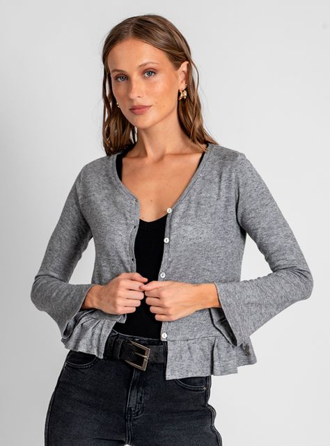 Polera Ximena Gris-0
