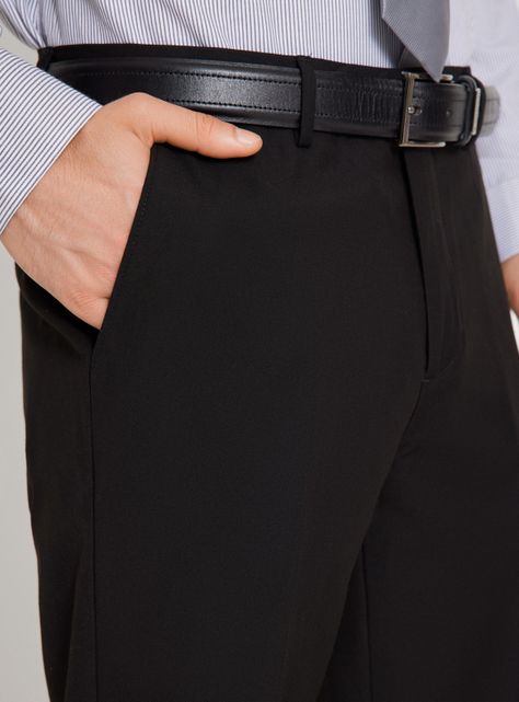 Pantalón de Vestir Clásico Colores Lisos-2