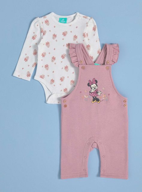 Conjunto de Jardinera y Body de Minnie-0