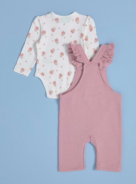 Conjunto de Jardinera y Body de Minnie-1