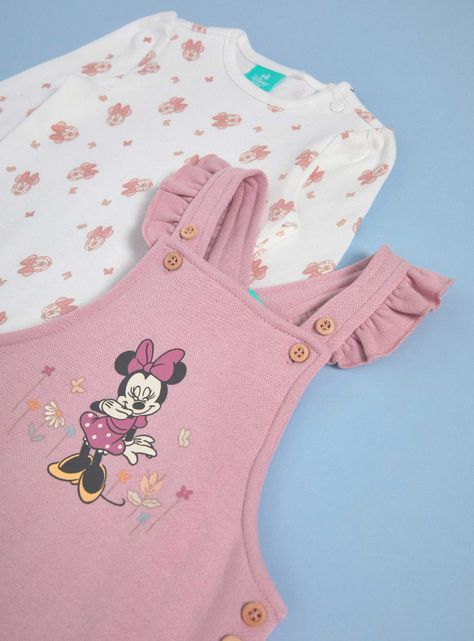 Conjunto de Jardinera y Body de Minnie-2