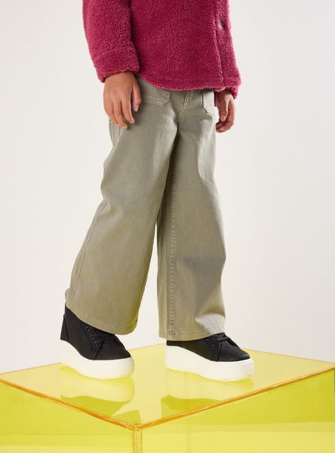 Zapatilla Urbana Niña Plataforma y Caña Alta-0