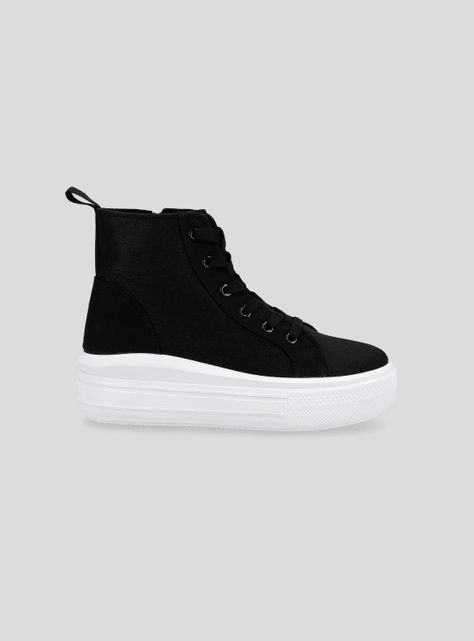 Zapatilla Urbana Niña Plataforma y Caña Alta-1