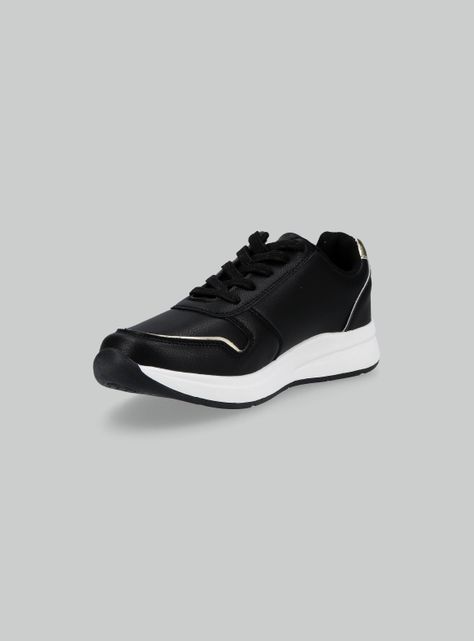 Zapatilla Urbana Acordonada con Cierre Metálico Mujer-2