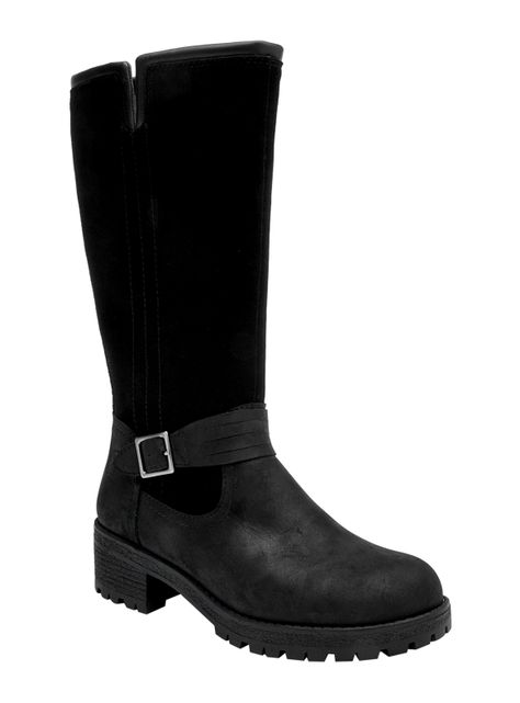 Bota Larga Wl037 Cuero Mujer-1
