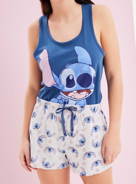 Pijama Disney Stitch Estampado en Caja-2