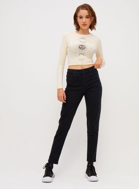 Jeans Mom Clásico Tiro Alto-3
