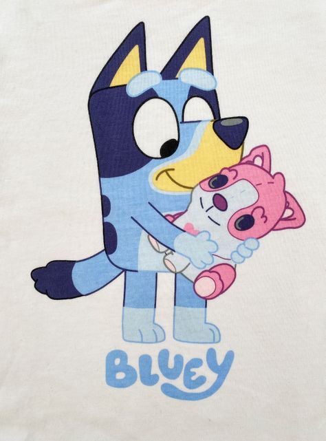 Polera Manga Larga Toddlera Oso Bluey-2