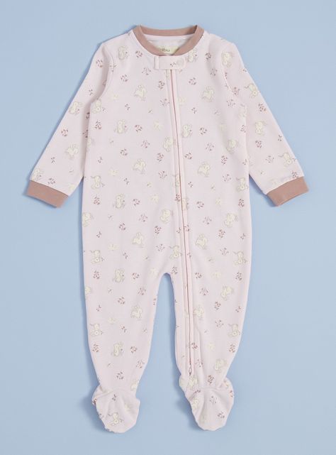 Pijamas Estampado con Cierre Delantero-0