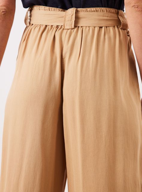 Pantalón de Tencel con Amarra en Cadera-3