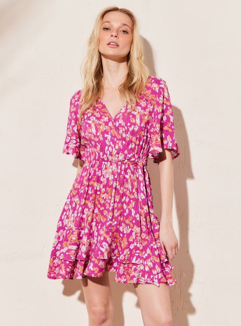 Vestido Colorido Estampado Floral-0