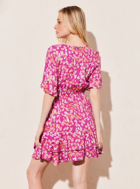 Vestido Colorido Estampado Floral-1