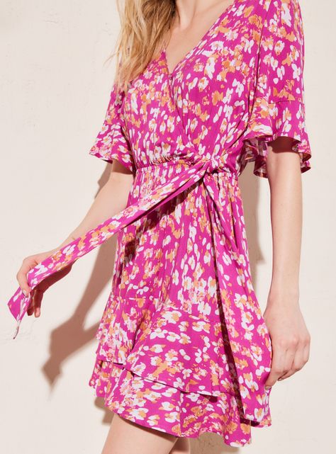 Vestido Colorido Estampado Floral-3