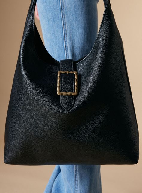 Cartera Totebag Efecto Cuero Texturado María Pombo-1