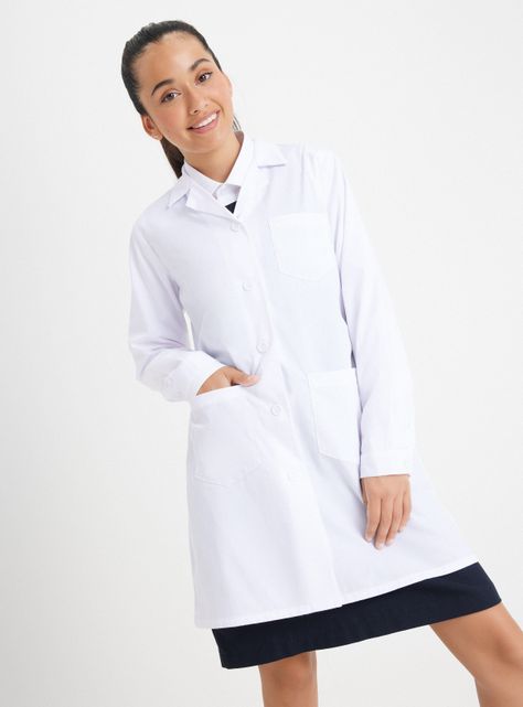Delantal Blanco Talla 10-12-14-16-0