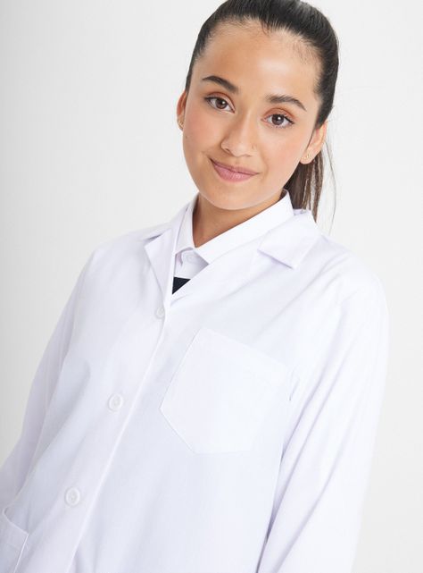 Delantal Blanco Talla 10-12-14-16-2