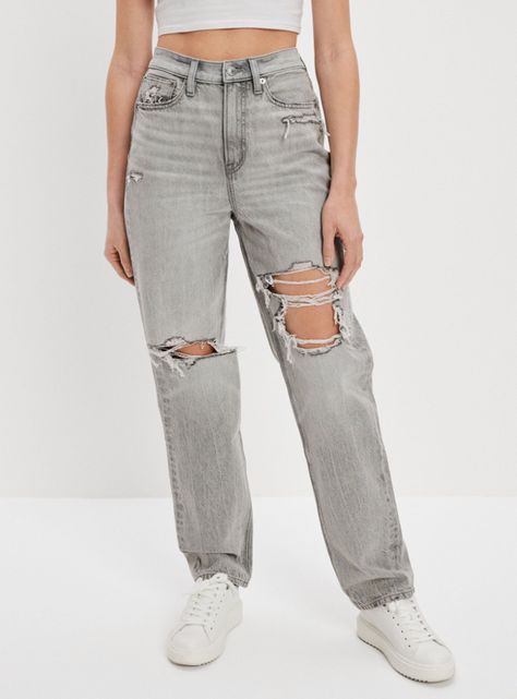 Jeans Tiro Alto Stretch '90s Boyfriend-0