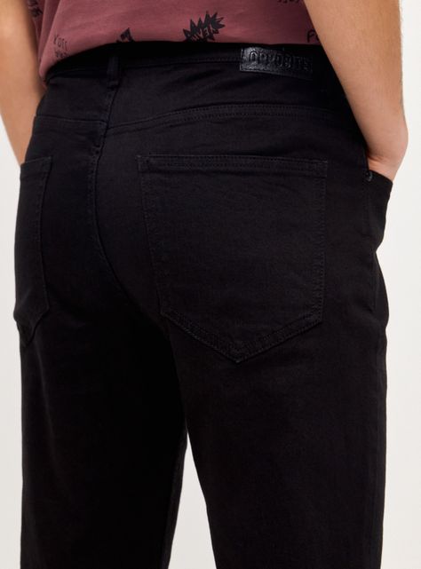 Jeans Casual Skinny Fit Negro-2