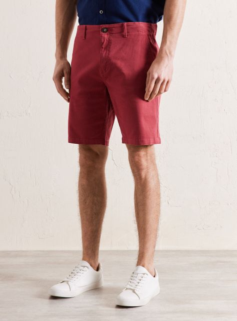 Bermuda Twill Básico con Elastano-0